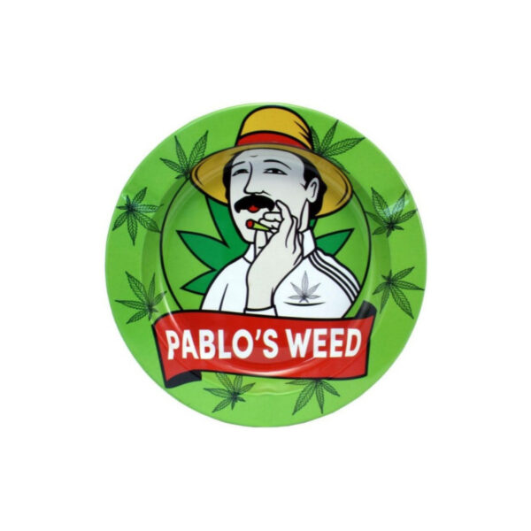 Pablo's Weed metal ashtray